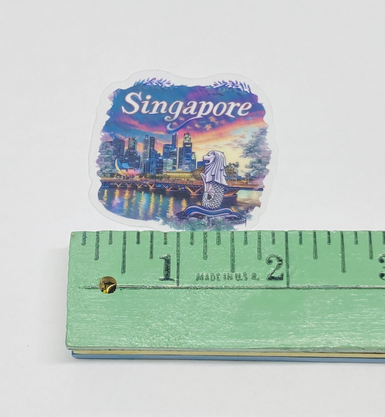 Singapore Transparent Sticker Merlion Travel City Art Decal Vinyl Souvenir Tc6 gallery