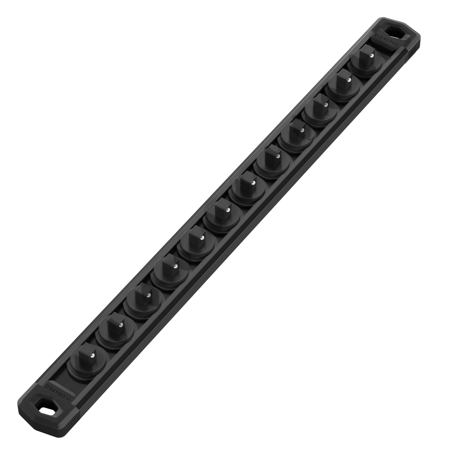 WORKPRO1/4''DriveMagnetic Socket Organizer MultiColor Aluminum Alloy Socket Rail gallery