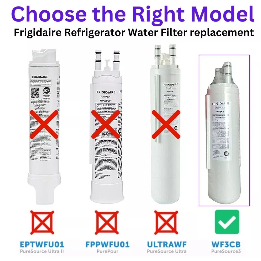 1 Pack Frigidaire WF3CB Pure Source 3 Water & Ice Refrigerator Filter Sealed New gallery