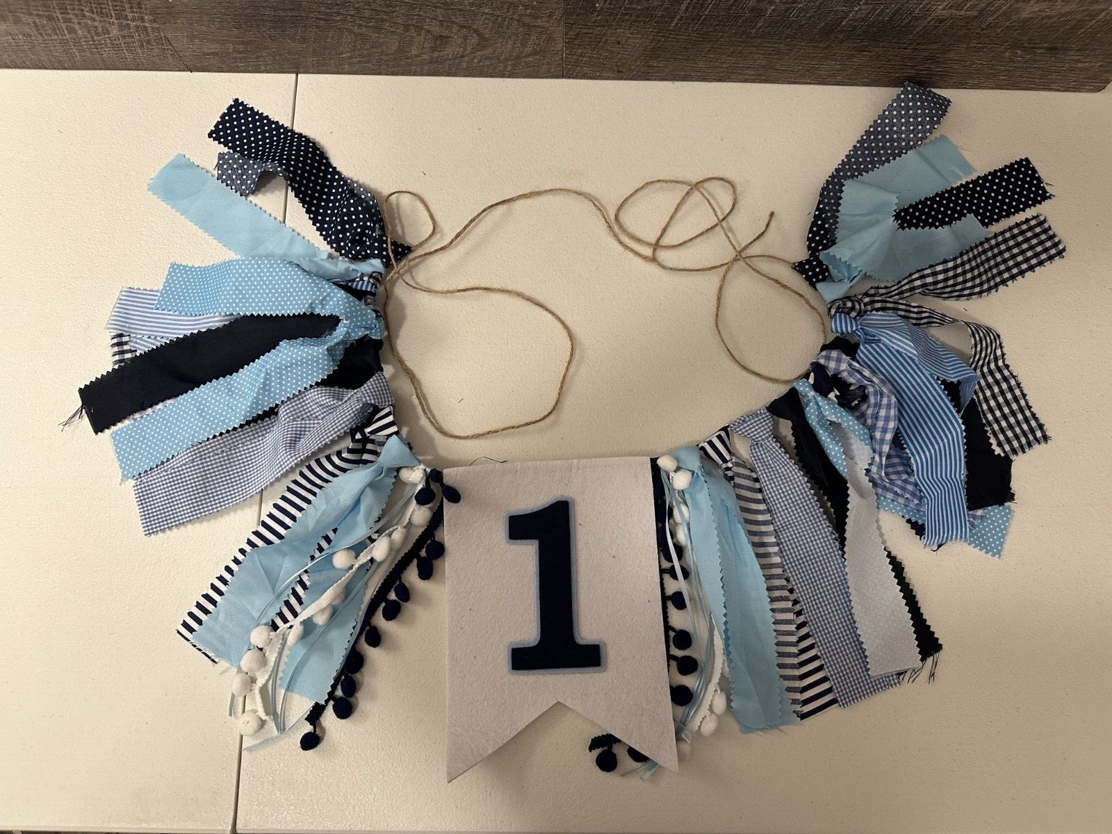 High Chair Banner Boy - First Birthday Decorations For Boy 1st Birthday Banner gallery