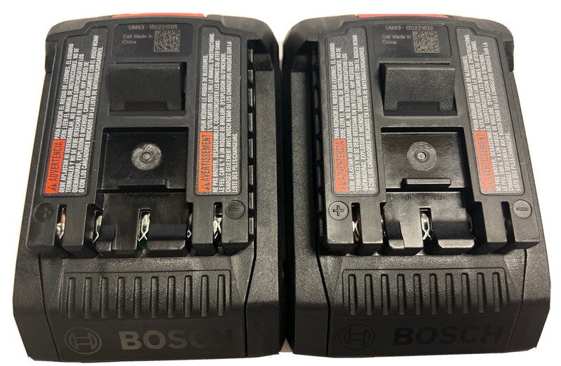 (2) NEW Genuine BOSCH GBA18V40 CORE 4.0 Ah 18V Volt Li-Ion Compact Battery Packs gallery