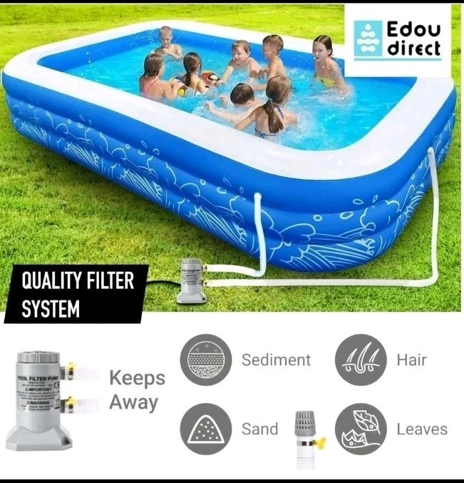 Above Ground Pool Cartridge Filter Pump – Complete System 530 GPH NEW FAST SHIP gallery