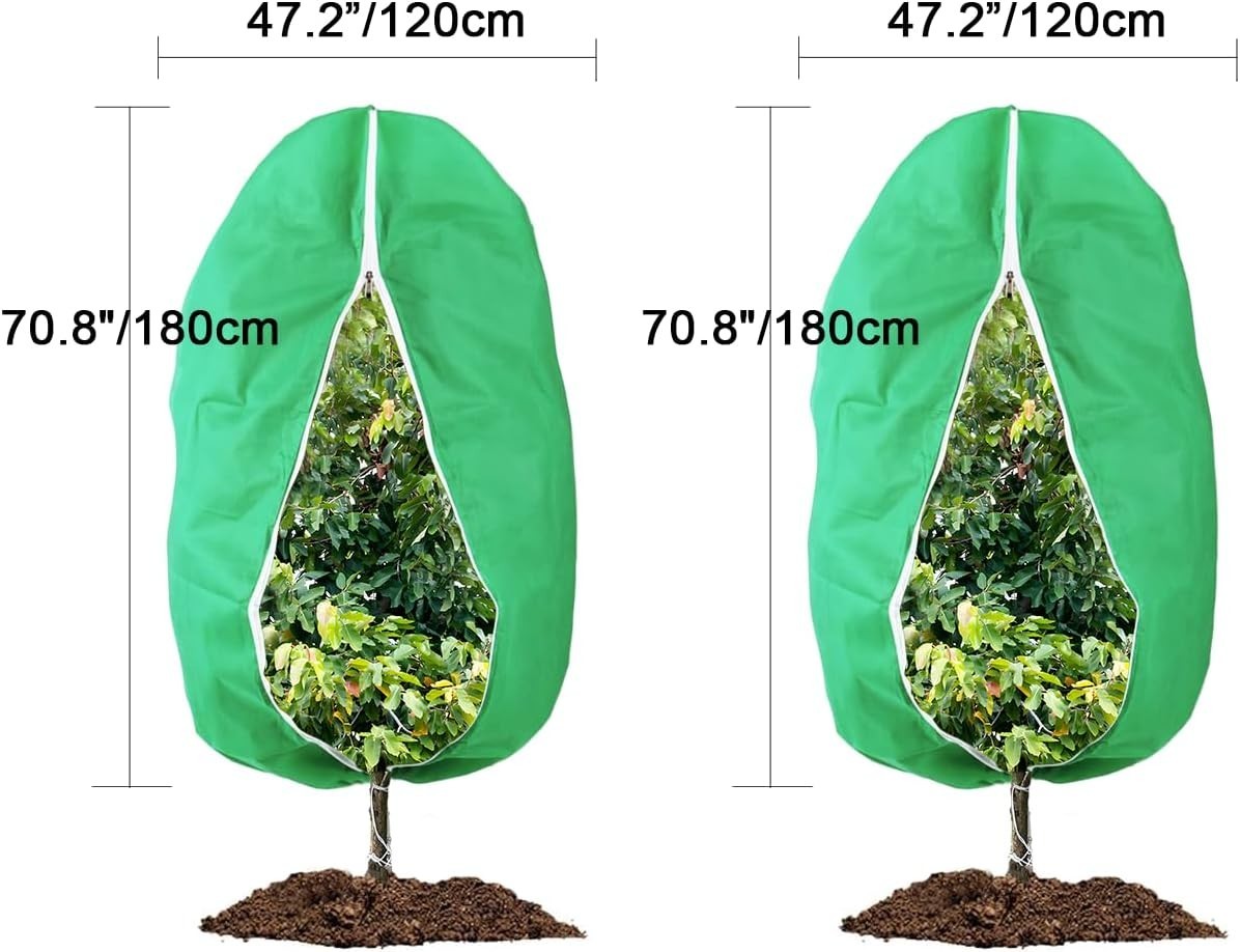 Plant Covers Freeze Protection, 2 Pack, 47.2"x 70.8" Tree Covers Frost Plant gallery