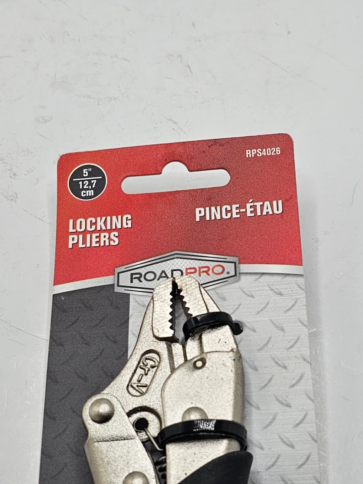 RoadPro 5" Curved Locking Jaw Pliers #RPS4026 Chrome Vanadium Steel gallery