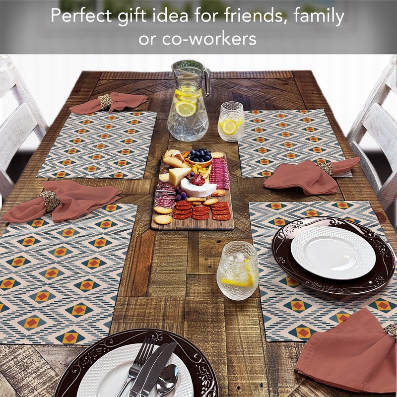 Desertscape 4-Pack Poly-Cotton Blend Placemats Manufactured in The USA gallery