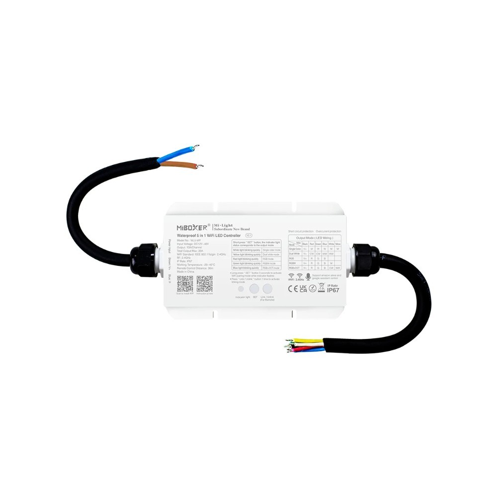 IP67 Waterproof 5-in-1 Smart LED Controller MiBOXER WL5-WP for Outdoor Lighting gallery