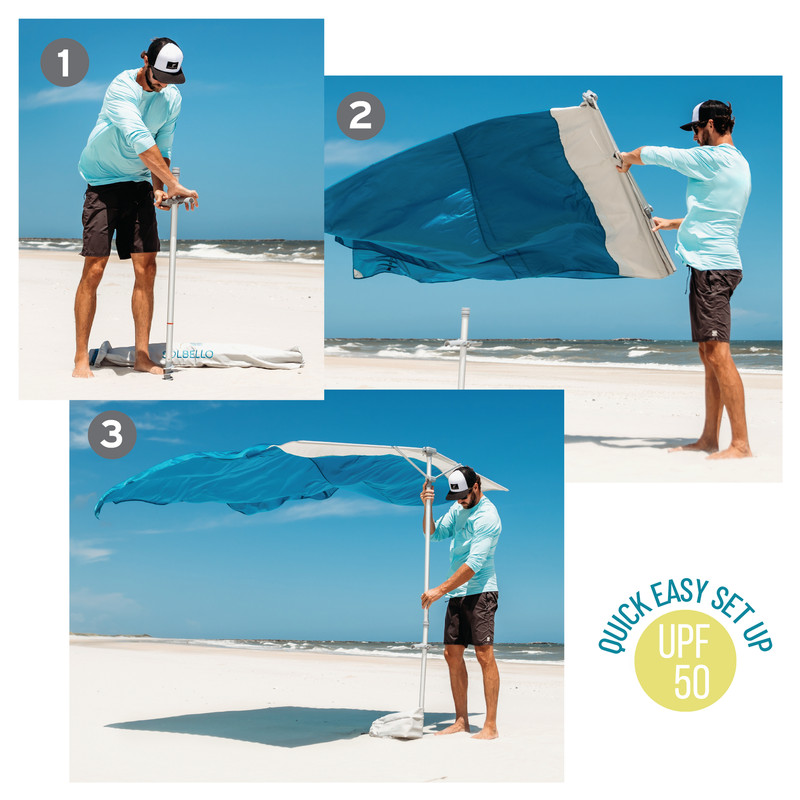 Solbello The Ultimate Wind-Driven® beach umbrella. gallery