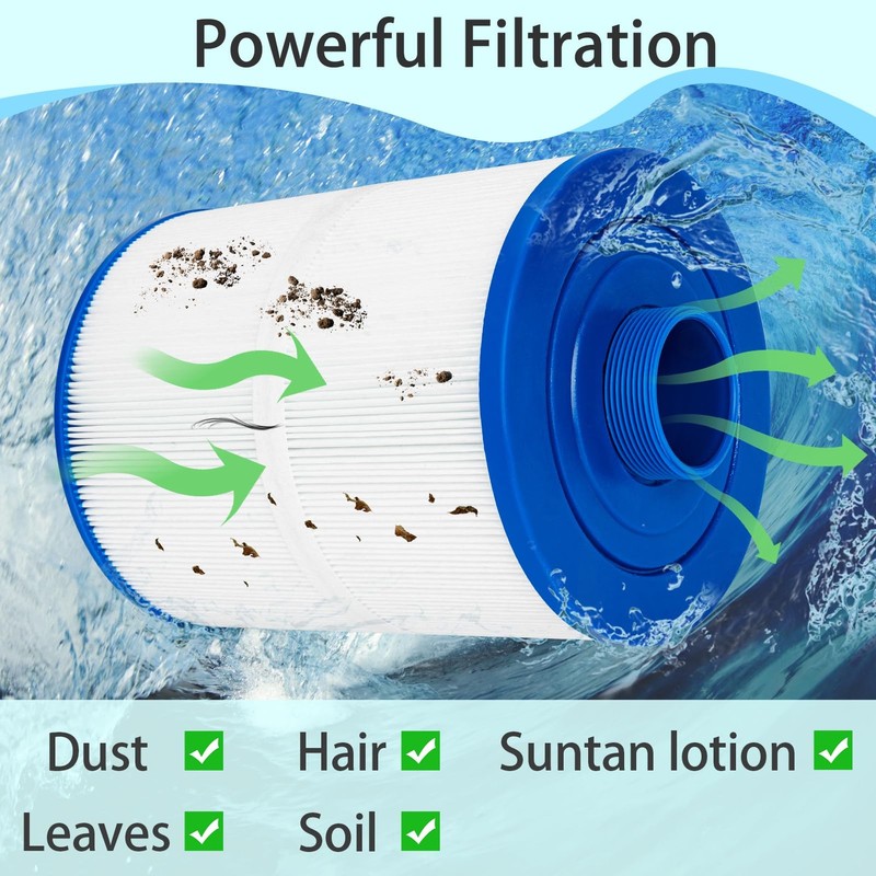6-PACK Hot Tub Filter Replacement PAS50SV-F2M 50 Sq.Ft for Artesian Spa gallery