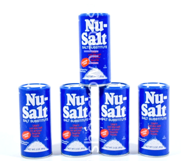 5 Nu-Salt SALT SUBSTITUTE Sodium Free Kosher 3 oz 06/10/2027 gallery