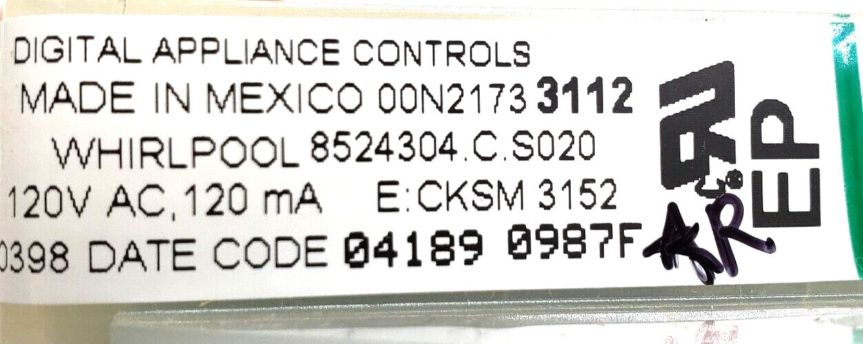 (Same Day Ship) Whirlpool Range Control 8524304 🔥 Same Day Ship gallery