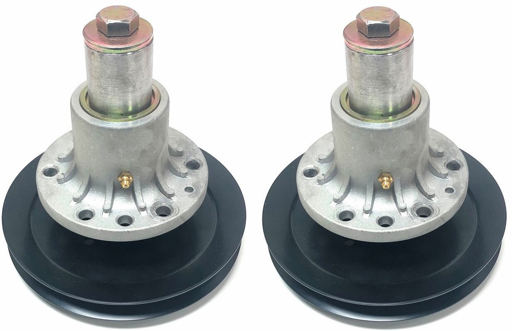 2 Spindles With Pulleys for Exmark Replaces 1-644092 Includes Pulley 1-643269