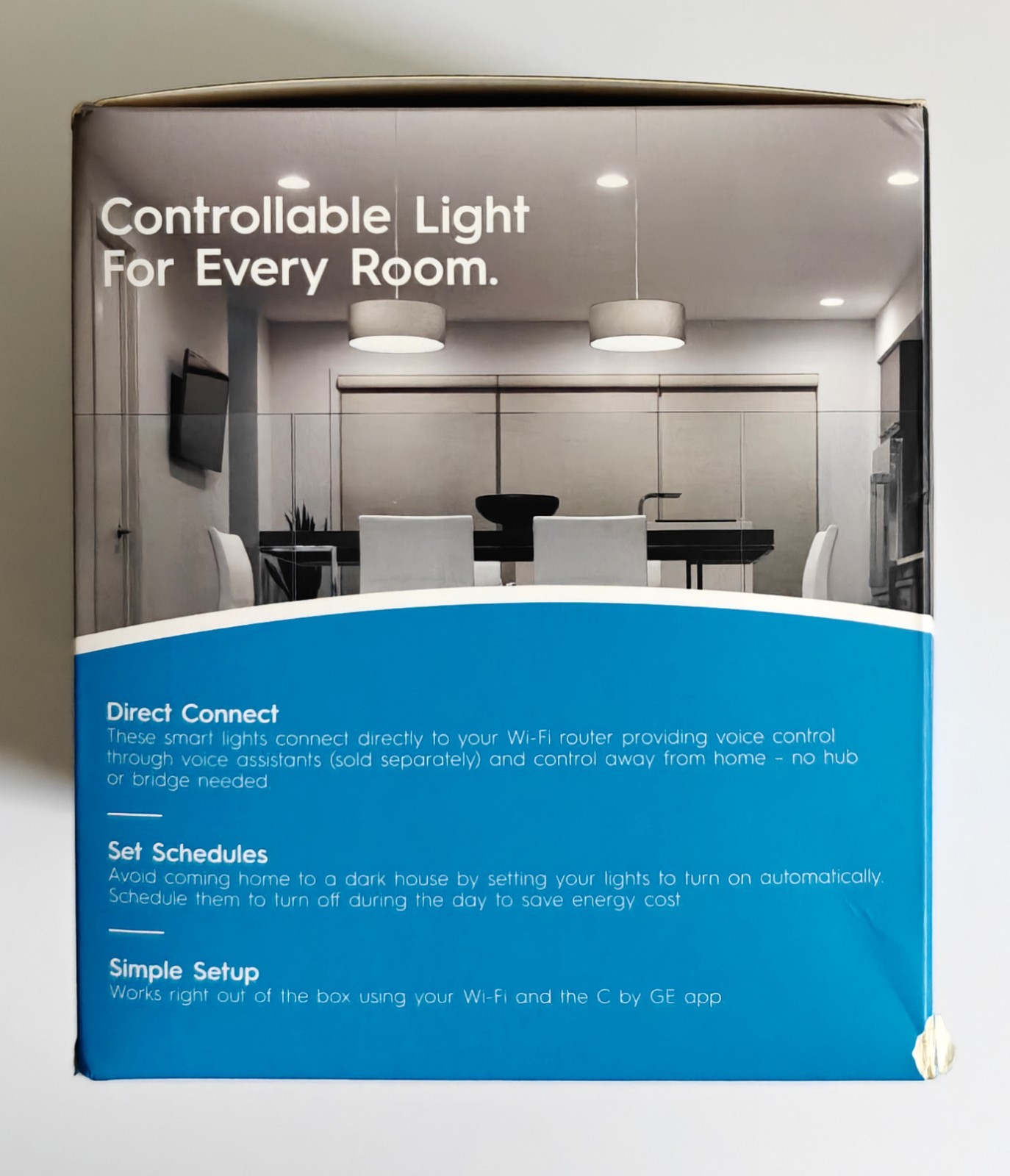 C by GE Soft Direct Connect Light Bulbs 4 Pack A19 Smart LED Wi-Fi Bulbs New gallery