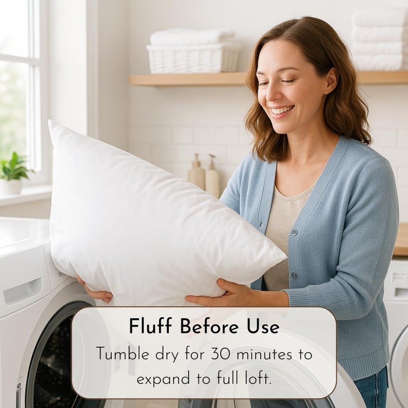 Pillow Standard 20x26 2 Pack Adjustable Loft Hypoallergenic White Little Sleepy gallery