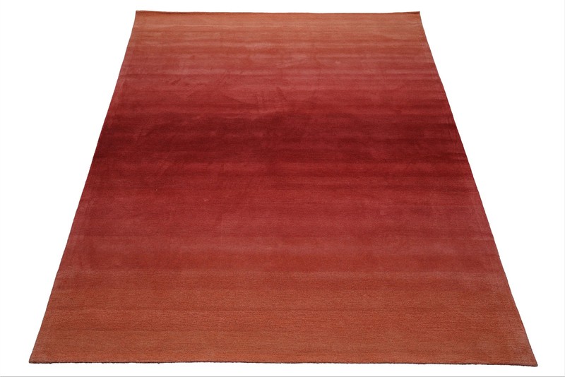 Multi Size Ombre Raspberry Contemporary Wool Hand TuftedArea Rug gallery
