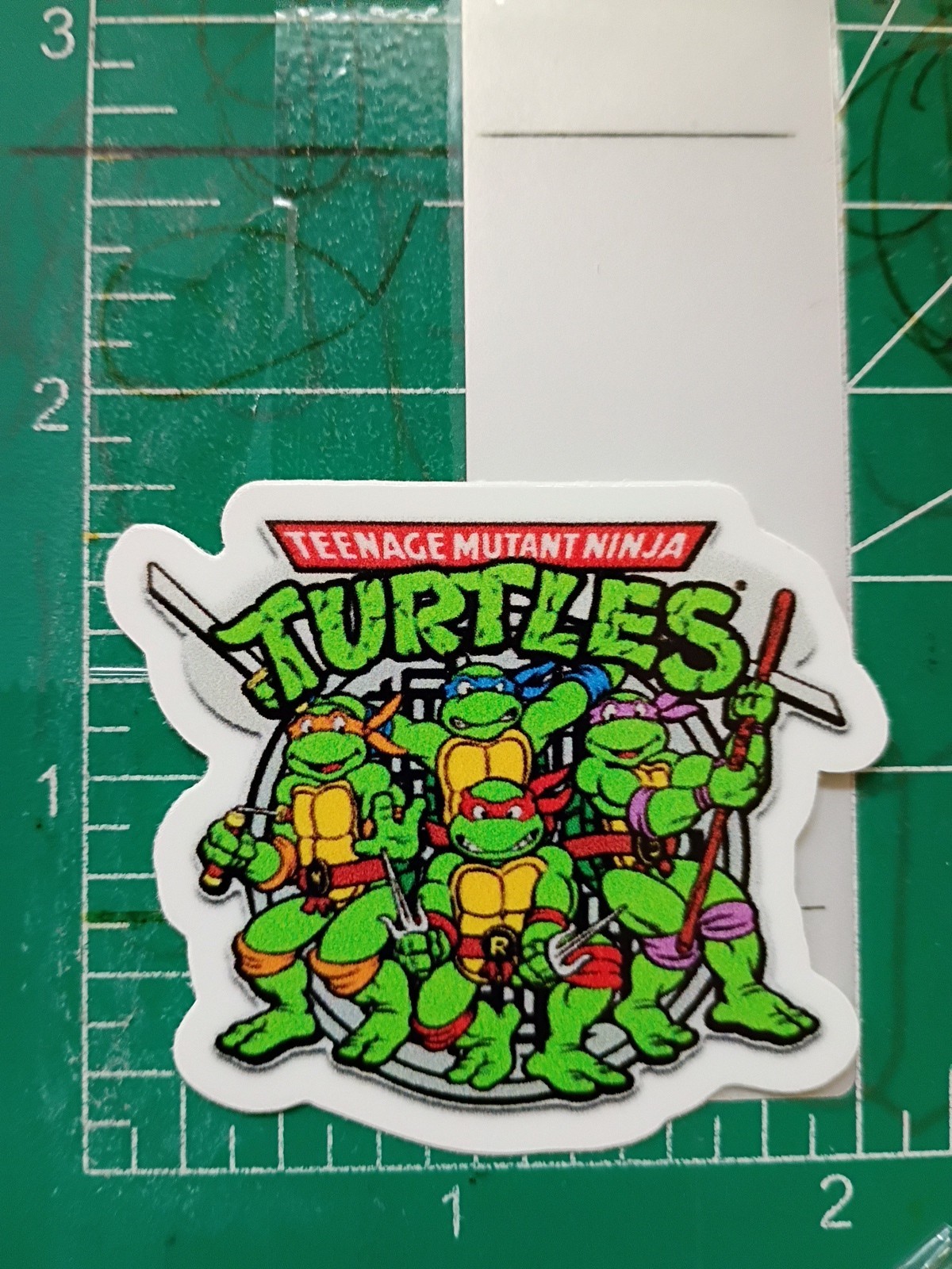 TMNT STICKER X 2x2 INCHES, VYNIL HIGH GLOSS STICKER X SMALL SIZE STICKER gallery