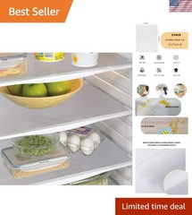 9 Pack Washable Waterproof Fridge Liners and Drawer Mats, Refrigerator Shelvi…