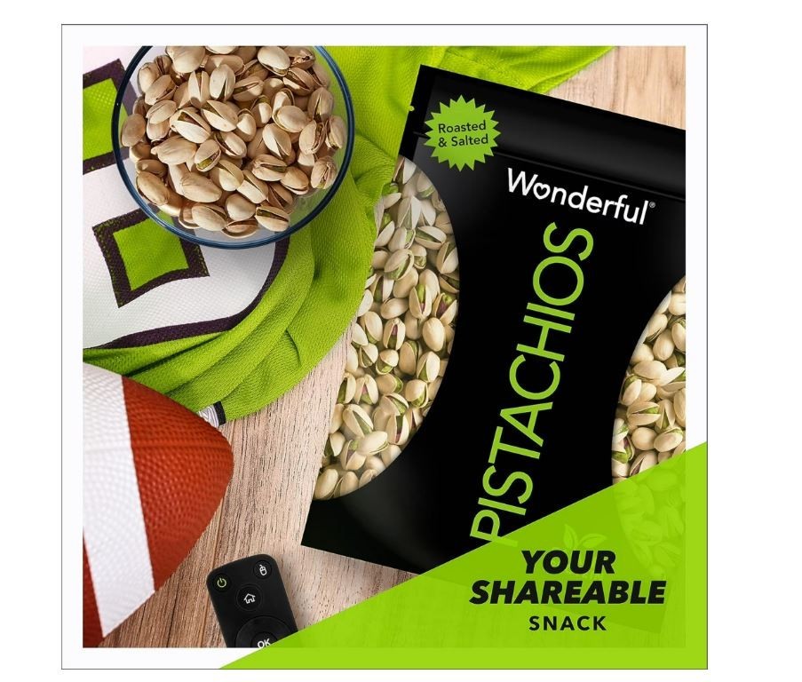 Wonderful Pistachios In-Shell Roasted & Salted Nuts, 24 Ounce Bag gallery