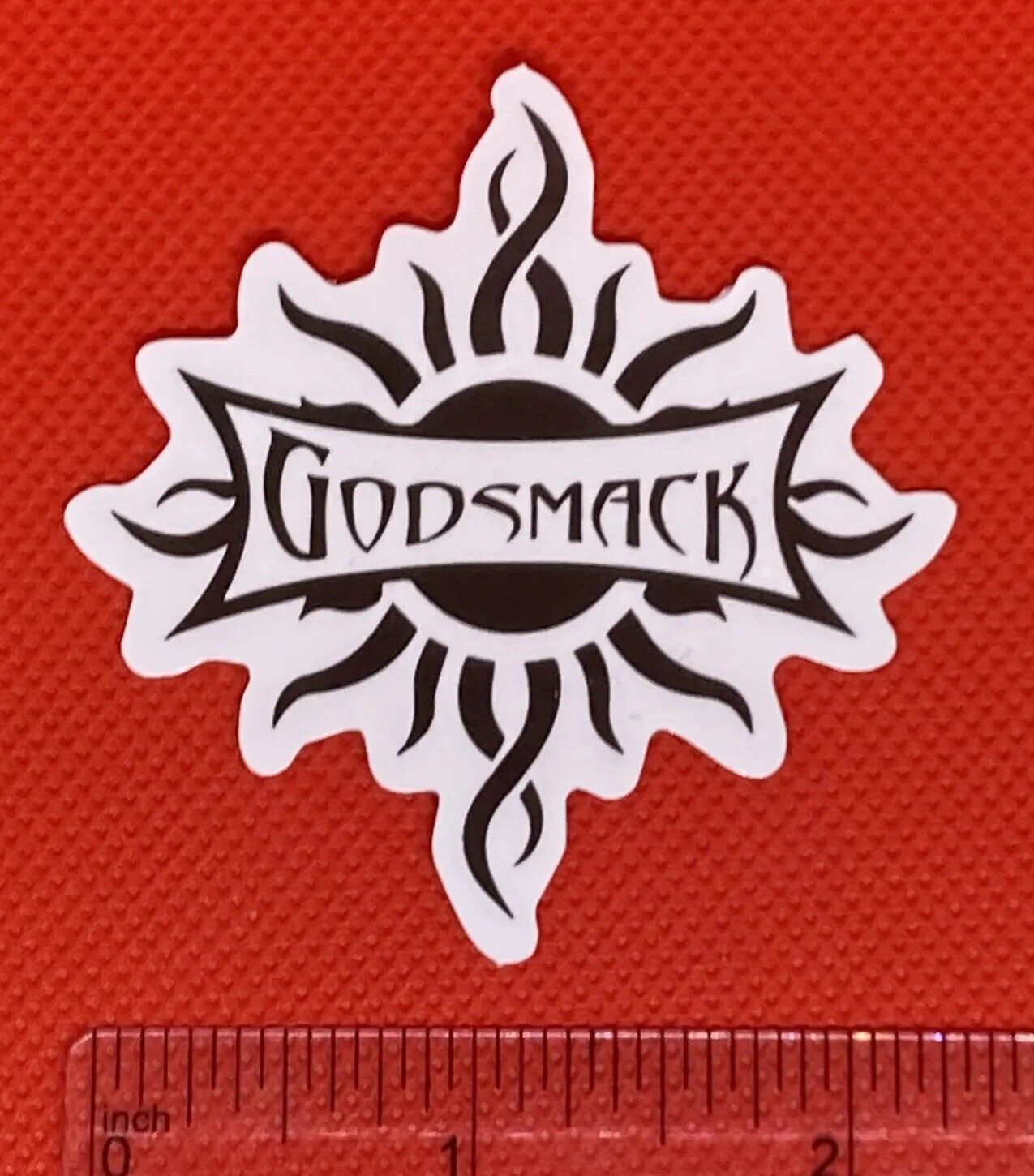 Godsmack Decal Sticker Black White Vintage Look Fast Free US Shipping 🇺🇸 gallery