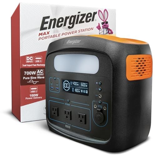 ENERGIZER 960W MAX PORTABLE POWER STATION LIFEPO4 SOLAR GENERATOR - ORANGE/BLACK gallery