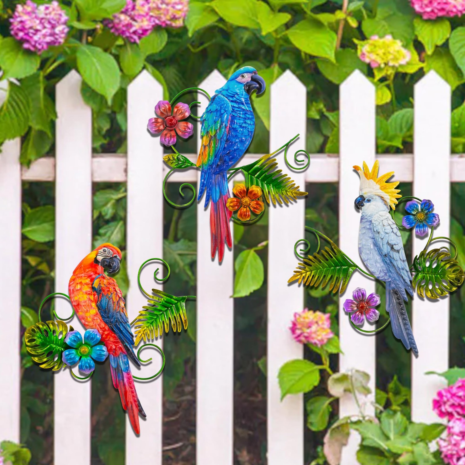 Metal Parrot Wall Decor Tropical Outdoor Wall Decor Parrot Outdoor Metal Wall. gallery
