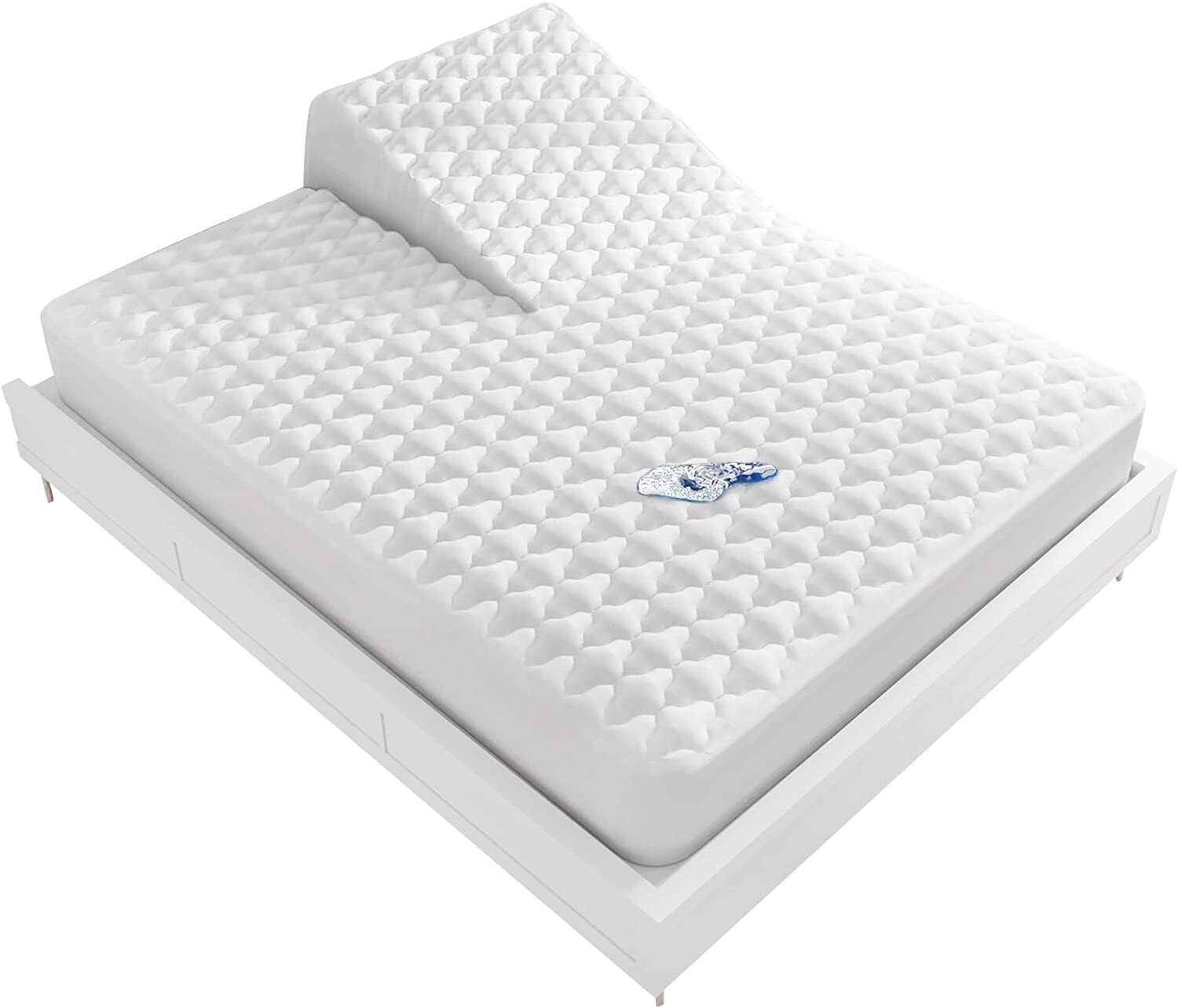 Waterproof Split Top Mattress Pad Protector for Adjustable Bed 34" from Head gallery