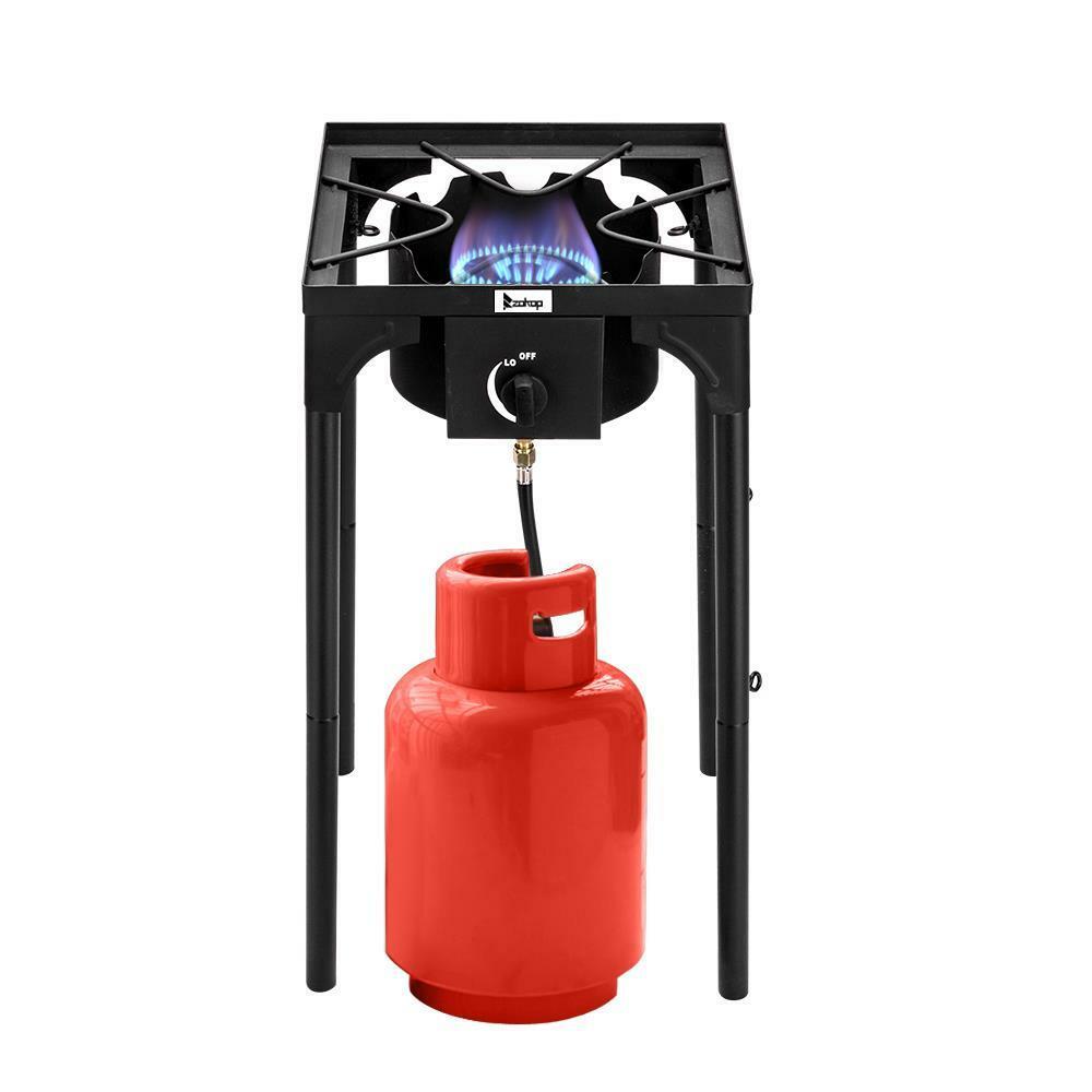 75000BTU Outdoor Cooking Gas Single Propane Stove Camping Burner BBQ Grill gallery