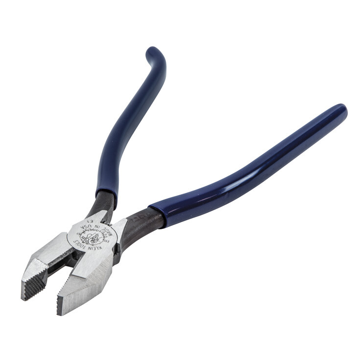 Klein Tools D201-7CST Ironworker Pliers, Spring Loaded Side Cutters, 9-Inch Long gallery