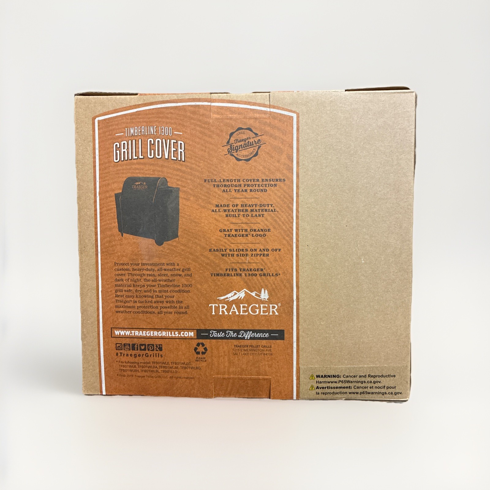 Traeger Timberline 1300 Full-Length Grill Cover - Gray (BAC360) gallery