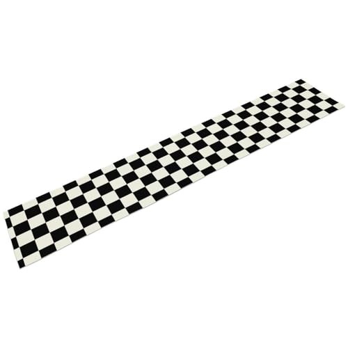 Black White Plaid Table Runner Racing Car 13in(33cm) x 60in(152cm) Plaid-88 gallery