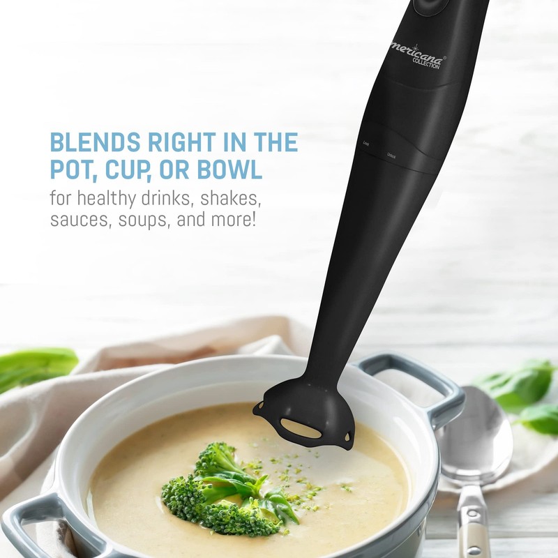 EHB2425B Electric Immersion, Mixer, Chopper, 1-Touch Control Hand Blender, 15 gallery