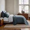 EVERGRACEHOME Queen Quilt Set 92"x96" 100% Cotton Box Stitch 3PC Coverlet NEW gallery