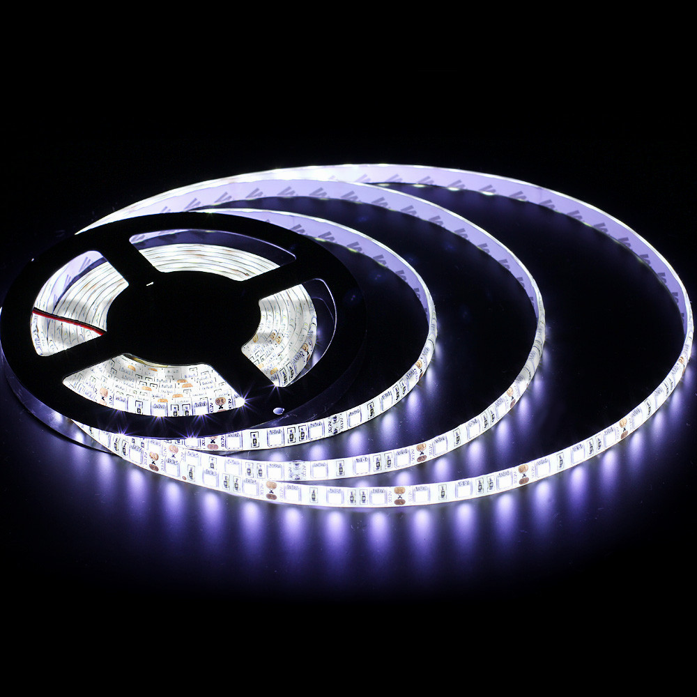 5M 5050/ 3528/ 5630 SMD 300/600LEDs Cool / Warm White LED Strip Light Waterproof gallery