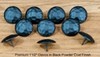 Clavos, Round, Hammered-Distressed, 1 1/2 In. Diameter, Matte Black (Set of 10) gallery