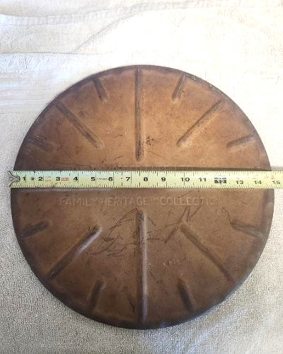 The Pampered Chef 15" Large Round Pizza Baking Stone, NOS gallery
