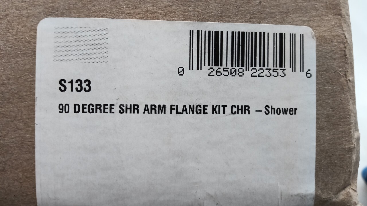 Moen S133 8-Inch Standard Shower Arm with Modern Square Flange in Chrome gallery