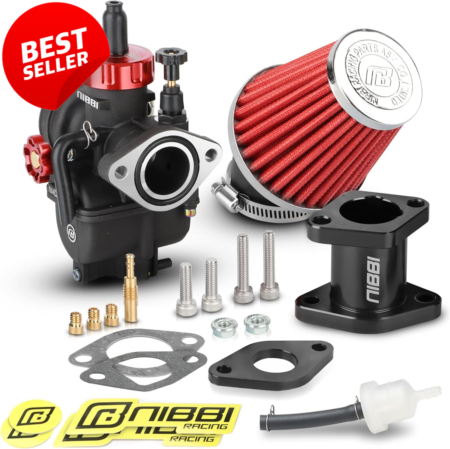 Carburetor Kit Predator 212 196cc 224cc Intake Air Filter Coleman - US gallery