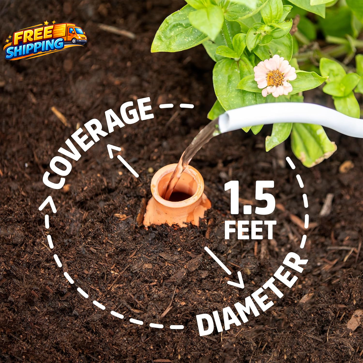 Self Watering Terracotta Olla Pot Pack of 3 700Ml Provides 1 Week of Precision gallery