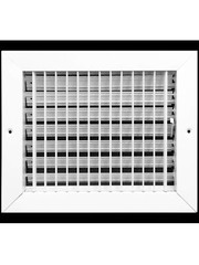 HVAC Premium Adjustable AIR Supply Diffuser (10″w X 6″h, White)
