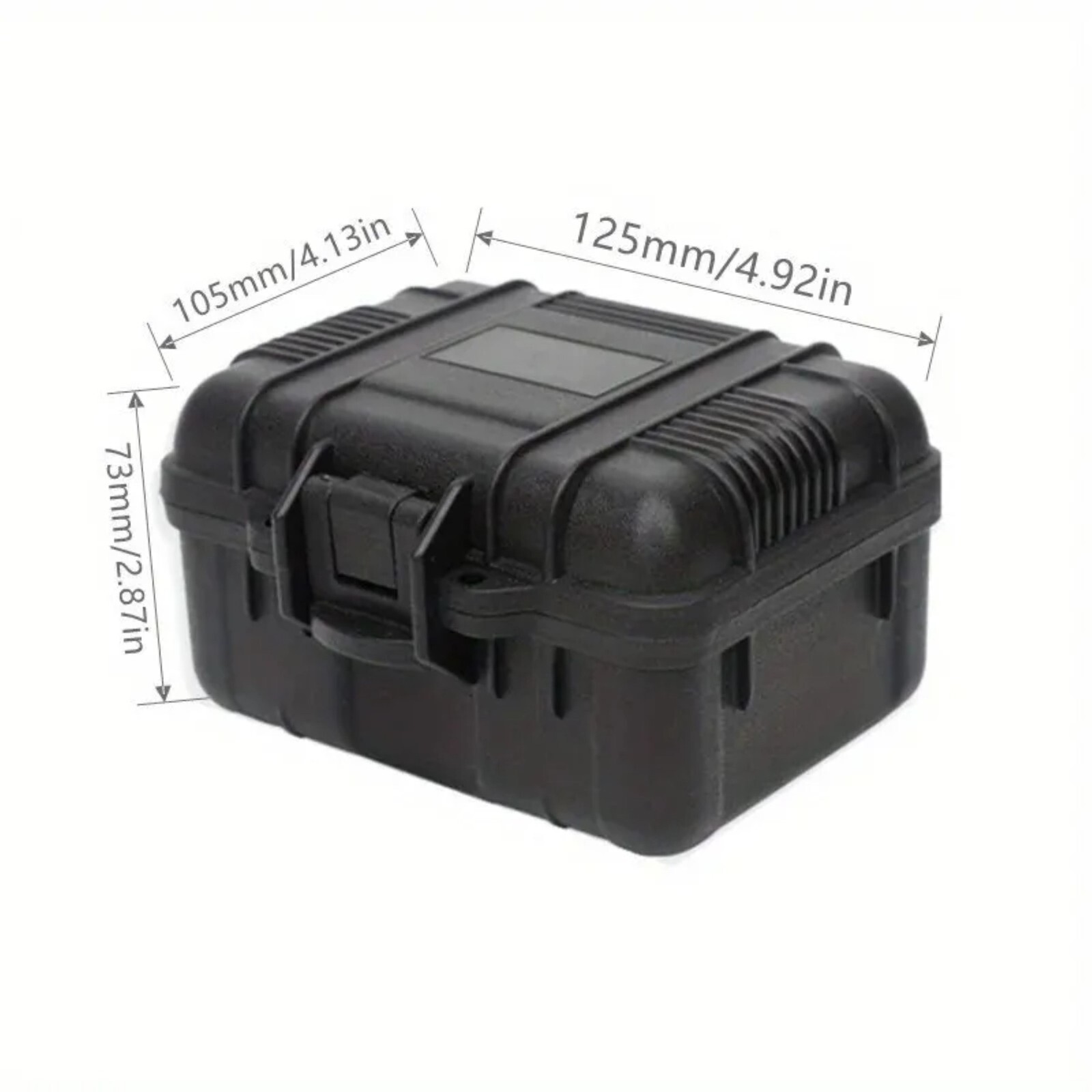 6 Sizes Black Hard Shell PP Toolbox Shockproof Portable Tool Storage Case gallery