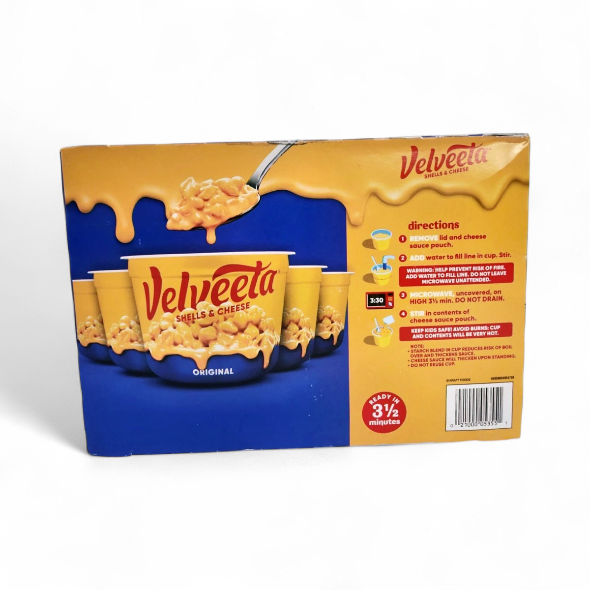 Velveeta Shells & Cheese Original Microwavable Pasta Cups, 2.39 oz 12-Pack gallery