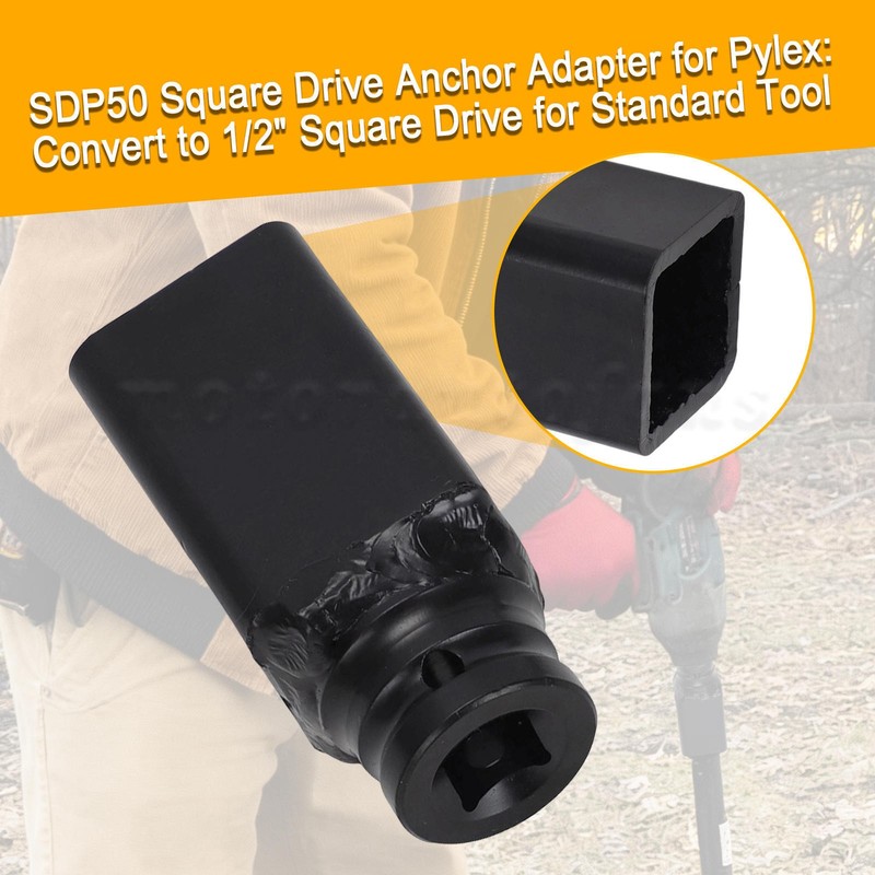 Drive Anchor Adapter For Pylex: Convert to 1/2" Square Drive for Standard Tools gallery