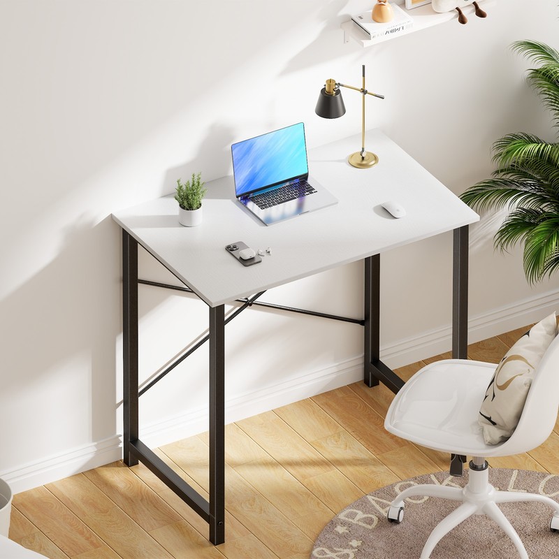 32"-63" Simple Home Office Computer Desk Writing Work Study Table Storage Bag gallery