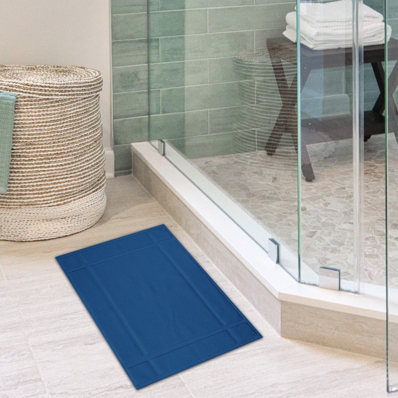 Ample Decor Bath Mats 24" X 17" 100% Cotton Thick 1350 GSM Long Lasting Soft gallery