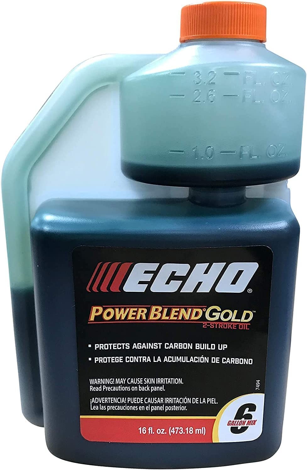 Echo PowerBlend Gold 2-Stroke Engine Oil 16 oz Bottle 50:1 Mix 6450006S gallery