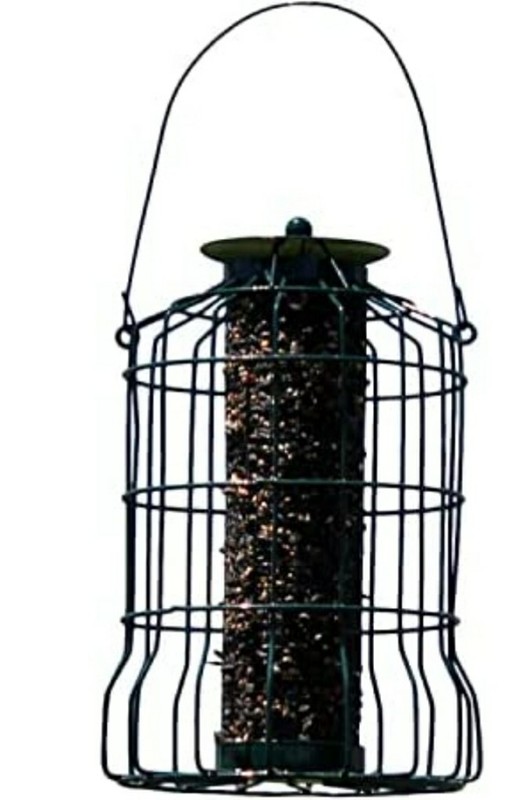 PETITE SQUIRREL RESISTANT CAGED BIRD SEED FEEDER BE161 BACKYARD ESSENTIALS gallery