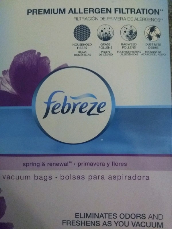 Febreze Vacuum Bag Replacement Dirt Devil U 29D6 Premium Allergen Filter gallery