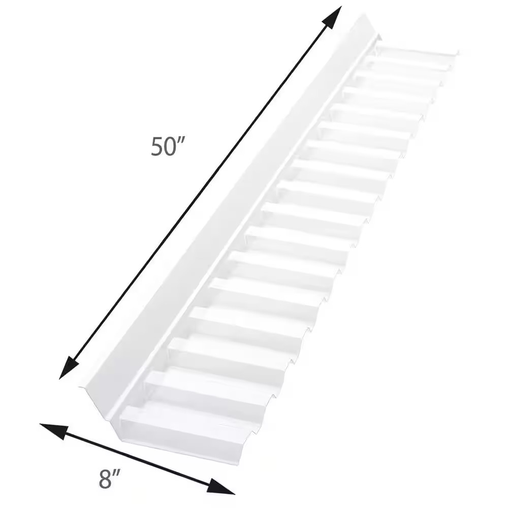 4 Ft. Polycarbonate Wall Connector Flashing in Clear gallery