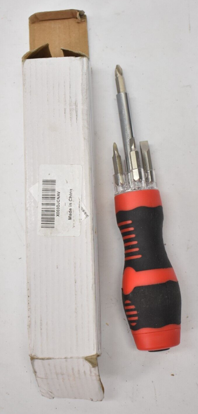 Light Up Screwdriver w Bits LED Precision For Home Maintenance Electrical gallery