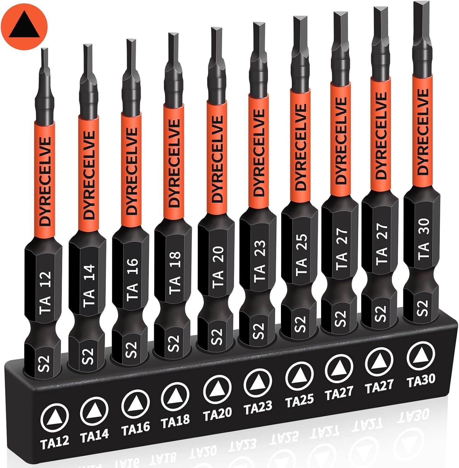10-Pack Triangle Screwdriver Set - Premium S2 Steel Triangle Bit Set (2.56" Long gallery