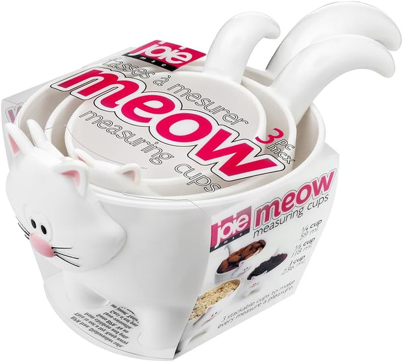 Meow Cat Stackable Kitchen Measuring Cups Set, Colors May Vary gallery